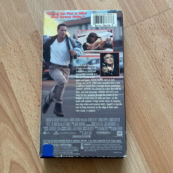 VHS - Speed, Keanu Reeves - Picture 2 of 7